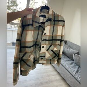 Zara Plaid Shacket Shirt / Jacket